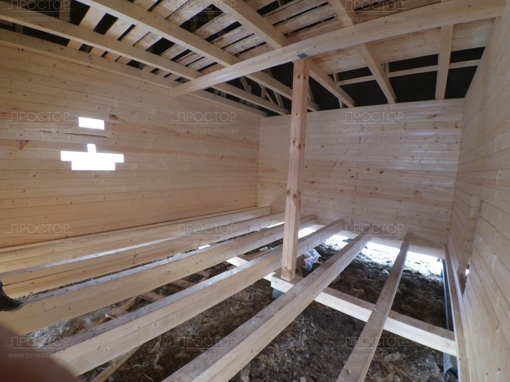 Внутренняя отделка деревянного дома - Простор